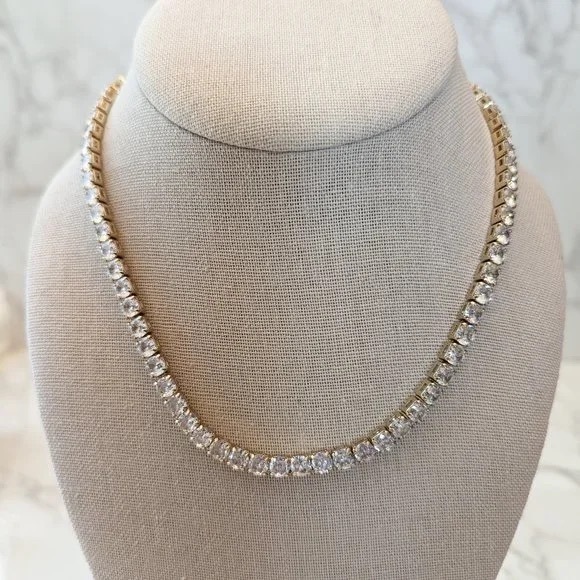 J. Crew Factory Jewelry - J Crew Factory Crystal Tennis Necklace